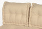 Coussins palette capitonné 120x80x20cm Beige clair - Deco-arts.fr