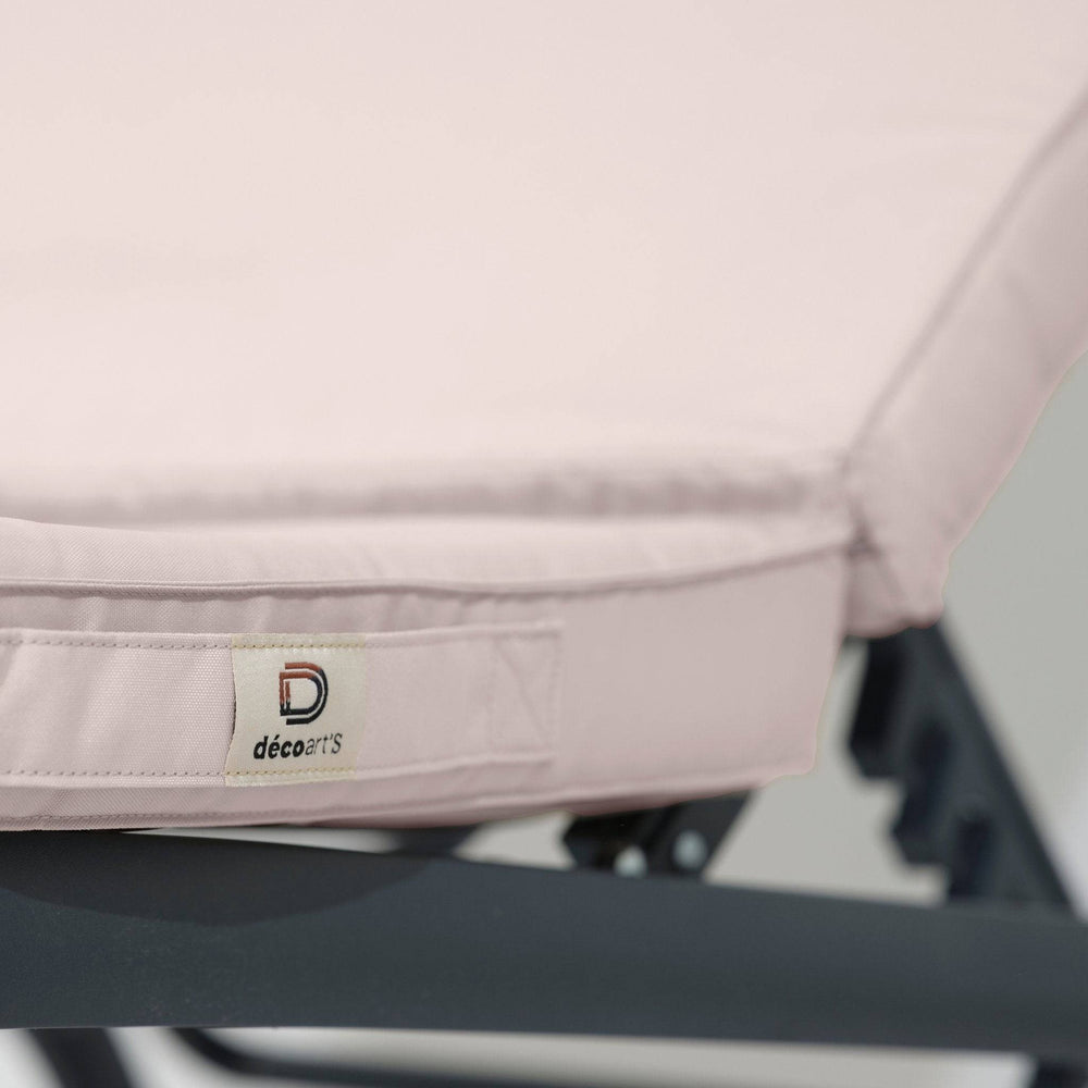 Colchoneta para Tumbona 185x60 Gris Guijarro, tejido anti-UV e hidrófugo