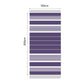 Fouta en coton arthur 100x200cm violet - Deco-arts.fr
