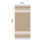 Fouta en coton miami 100x200cm beige - Deco-arts.fr
