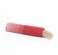 Fouta en coton miami 100x200cm rouge - Deco-arts.fr