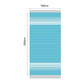 Fouta en coton miami 100x200cm turquoise - Deco-arts.fr