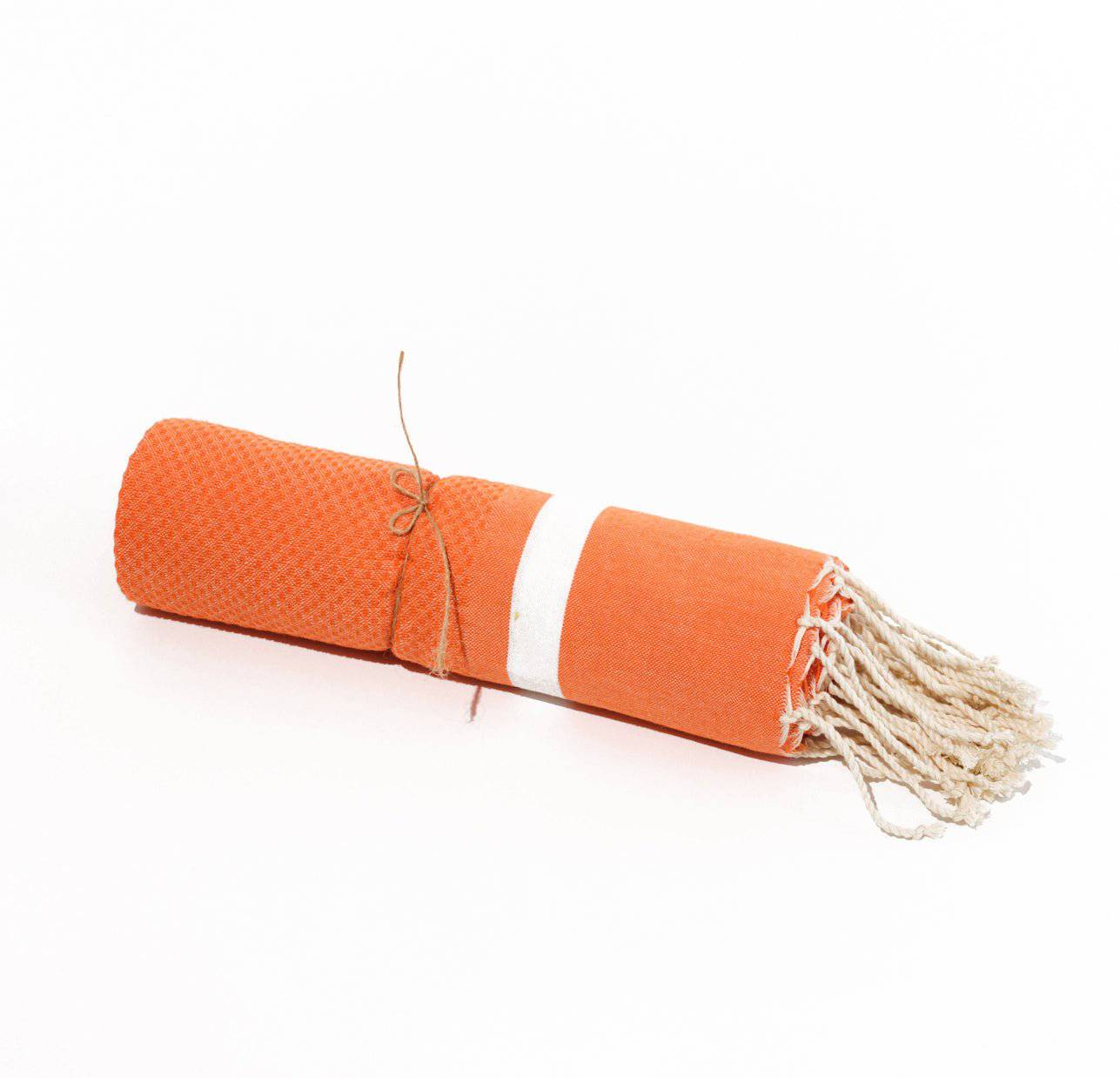 Fouta en coton tissage nid d&
