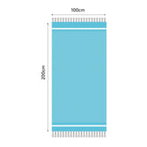 Fouta en coton tissage nid d&
