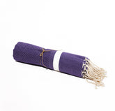 Fouta en coton tissage nid d&