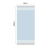 Fouta en coton tissage nid d&