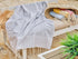 Fouta en coton tissage nid d&