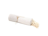 Fouta en coton tissage nid d&