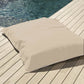 Housse pour Pouf Géant XXL 180x140cm Flottant pour Piscine - Beige - Deco-arts.fr