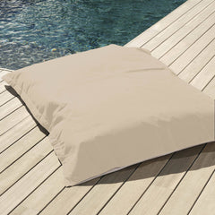 Funda para puff gigante XXL 140x180cm flotante para piscina – Beige - Déco Arts