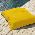 Funda de Puf Flotante XXL 180x140 Amarillo Miel - (Funda para Rellenar - Spécial Piscina)