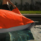 Housse pour Pouf Géant XXL 180x140cm Flottant pour Piscine - Orange - Deco-arts.fr