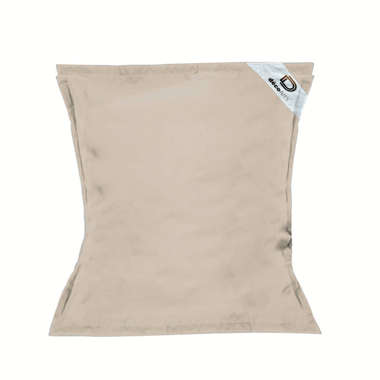Housse pour Pouf Géant XXL 180x140cm Intérieur et Extérieur - Beige - Deco-arts.fr