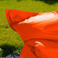 Housse pour Pouf Géant XXL 180x140cm Intérieur et Extérieur - Orange - Deco-arts.fr