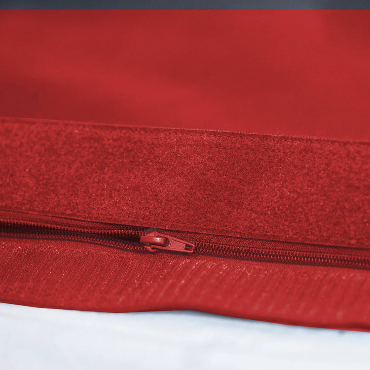 Housse pour Pouf Géant XXL 180x140cm Intérieur et Extérieur - Rouge piment - Deco-arts.fr