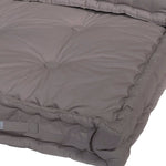 Kit de coussins Palette Europe Deco Arts, assise XXL 120x80cm gris galet, épaisseur 20cm, pour fauteuils et canapés.