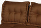 Decoartss palette cushion set with rust-colored 120x80cm seat and thick 20cm backrest cushions for sofas and armchairs.