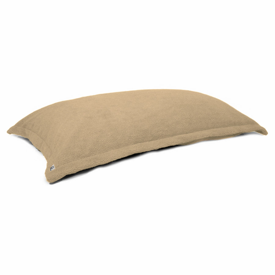 Puf Cojín Gigante XL 150x100 Beige, relleno de copos de espuma