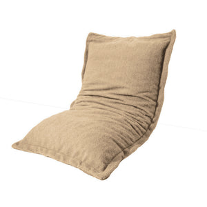 Puf Cojín Gigante XL 150x100 Beige - Sherpa y Espuma (Nido de Suelo)