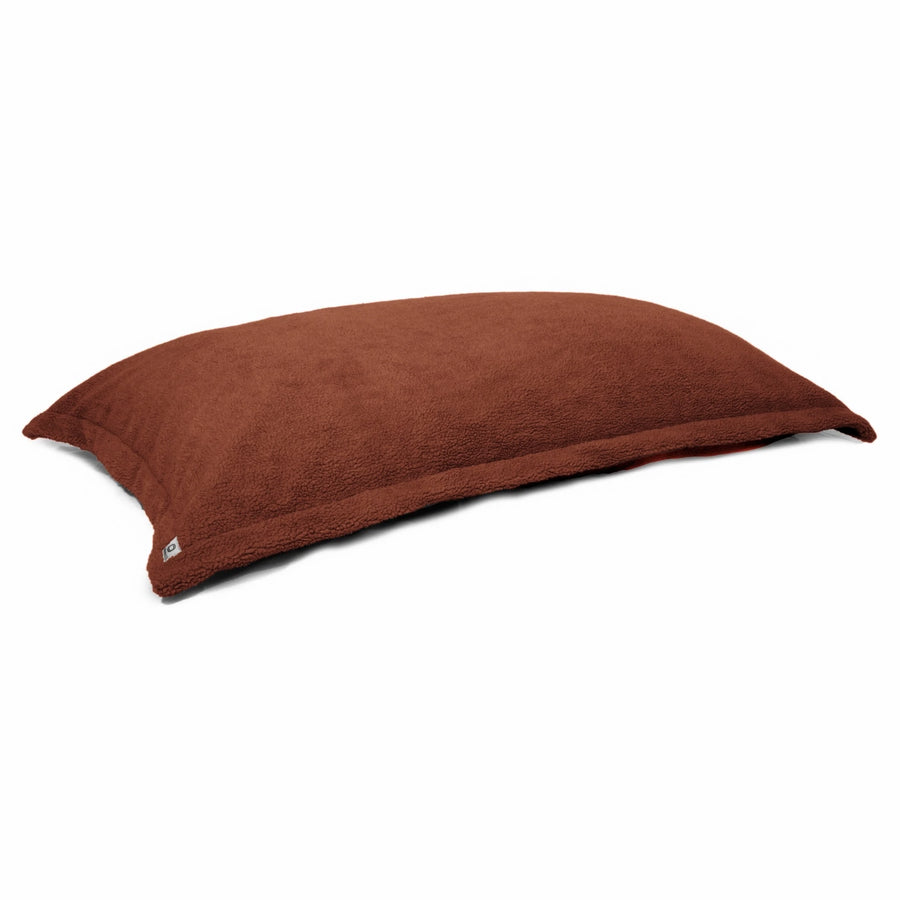 Puf Cojín Gigante XL 150x100 Terracota, relleno de copos de espuma
